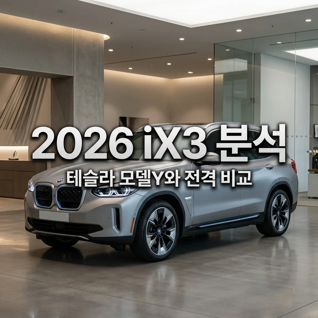 2026 BMW iX3 제원 및 배터리 용량 분석, 테슬라 모델Y보다 나은 점 3가지