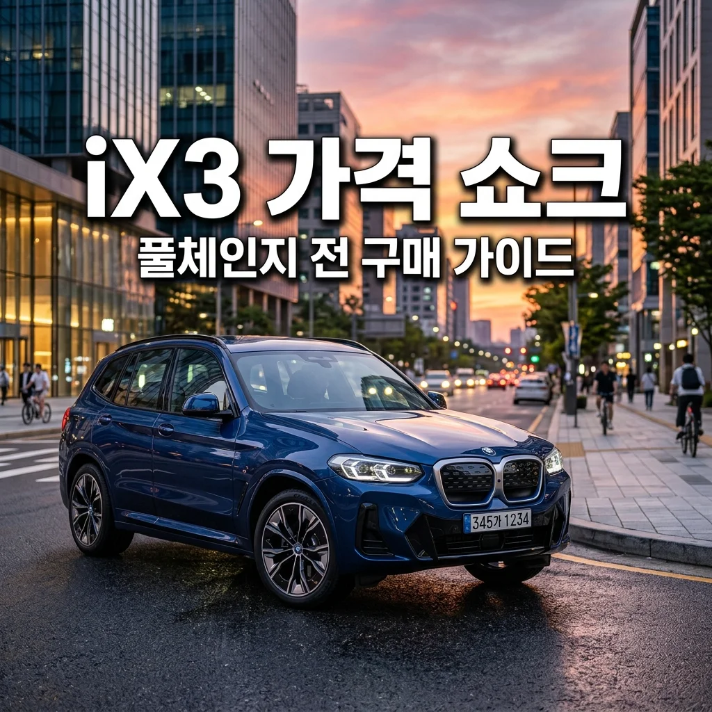 BMW iX3 가격 크래쉬, 괜히 샀나? 신형 풀체인지 대기 수요 완벽 분석