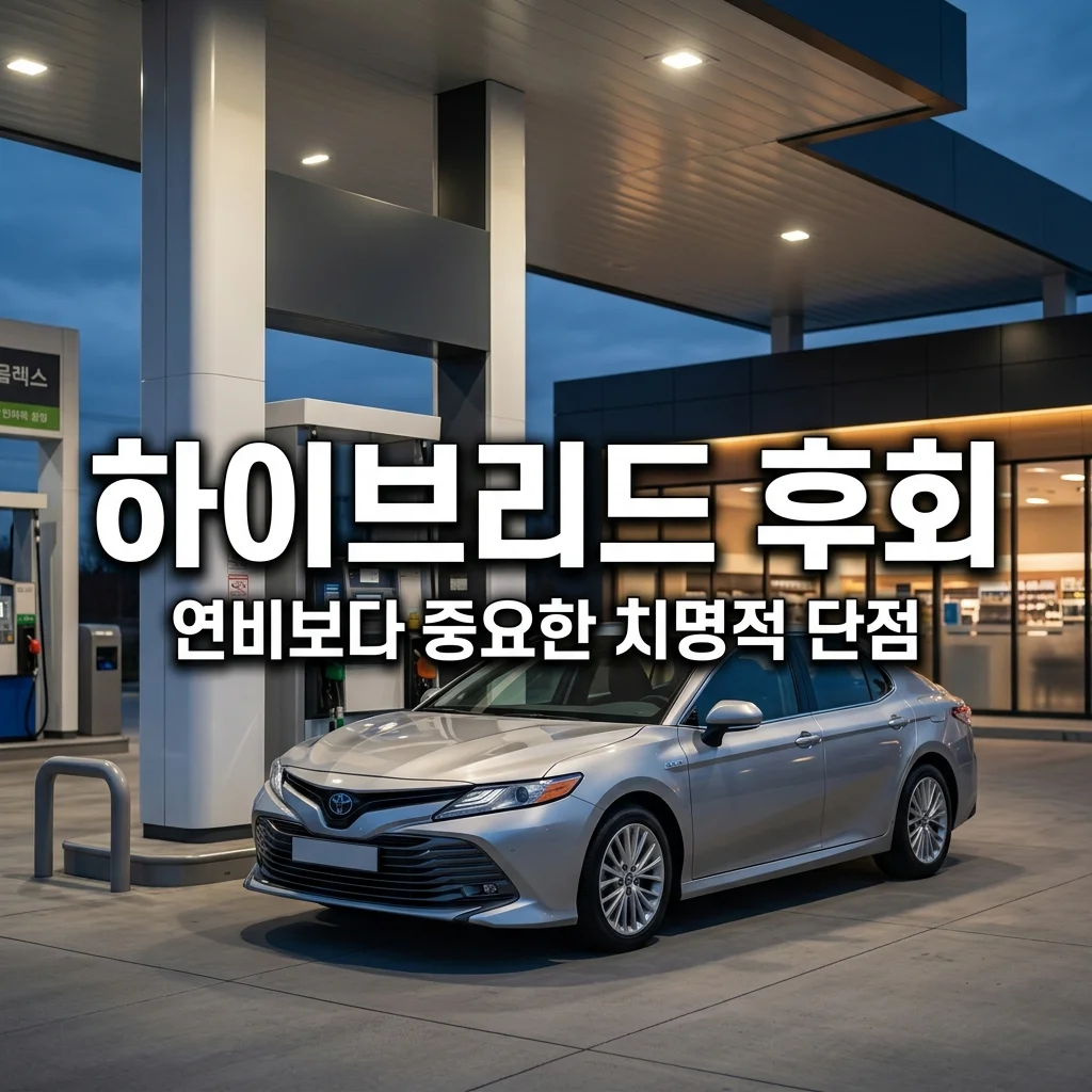 하이브리드 자동차 단점 5가지: 연비만 믿고 샀다가 후회하는 이유