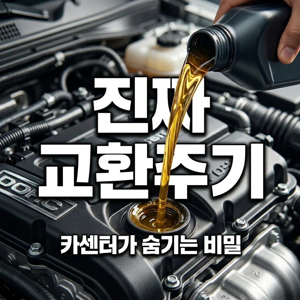 엔진오일 교환주기, 카센터 말 믿어도 될까? 진짜 교체 시기 완벽 가이드
