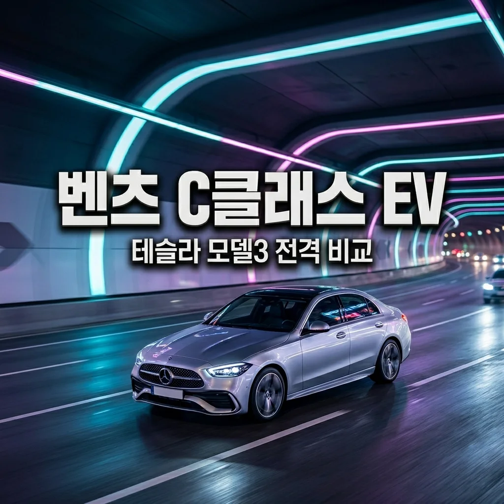벤츠 C클래스 전기차 가격 출시일, 테슬라 모델3와 비교하면 생기는 일
