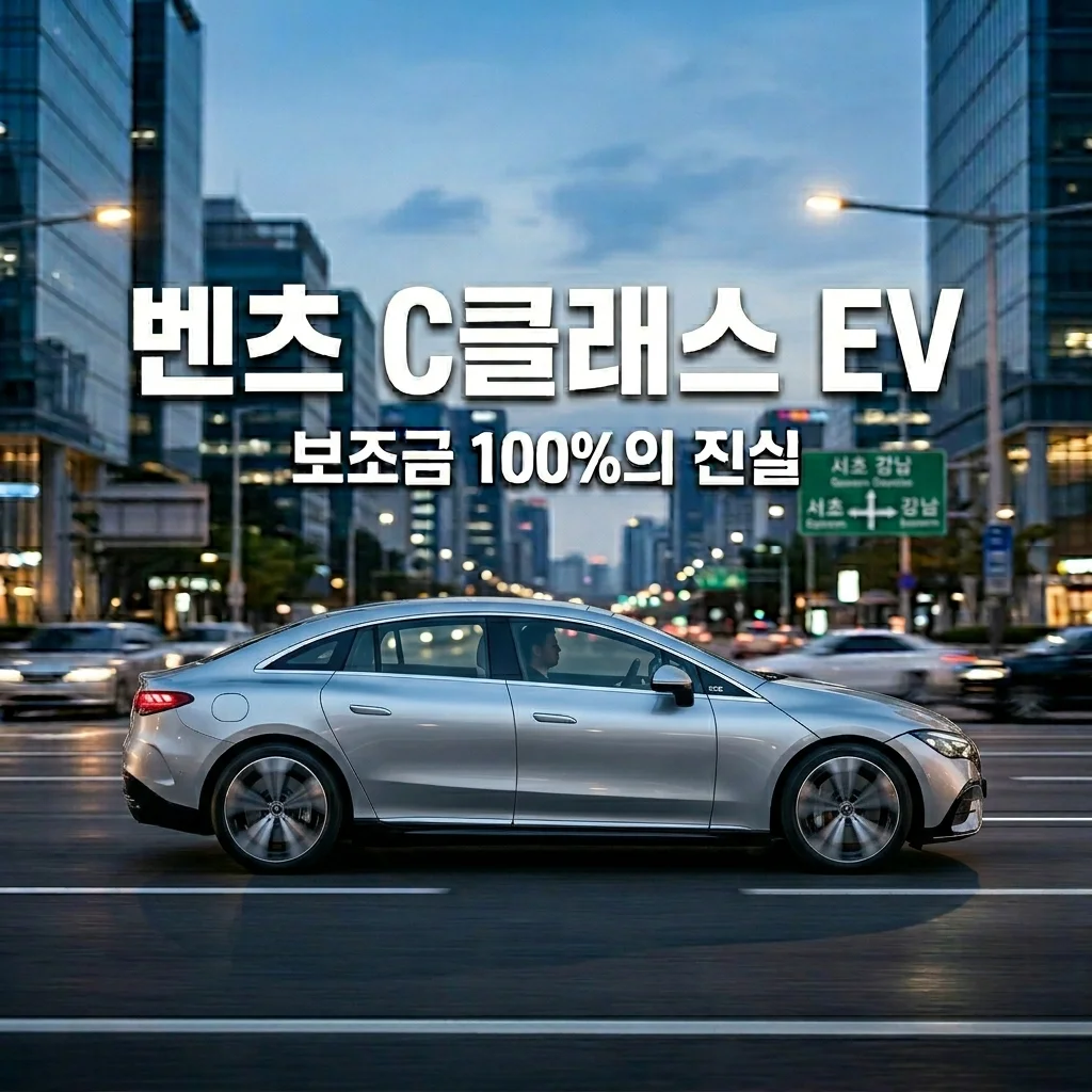 벤츠 C클래스 전기차 보조금 100% 가능할까? 달라진 점 5가지와 가격 분석