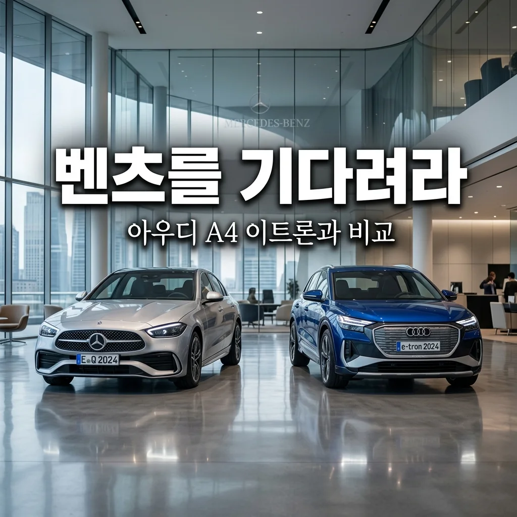 벤츠 C클래스 전기차 기다려야 하는 이유! 아우디 A4 이트론과 결정적 차이