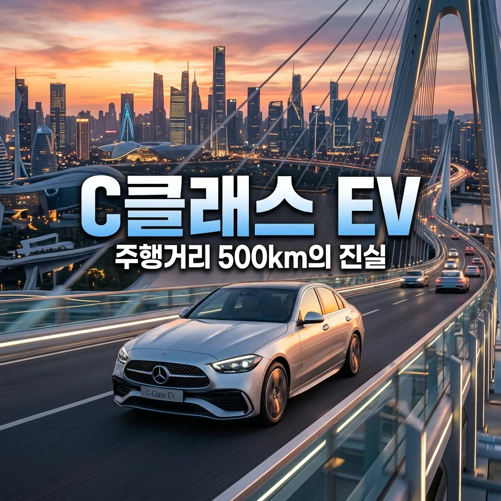 벤츠 C클래스 전기차 주행거리 500km 넘을까? 배터리 사양 및 출시일 분석