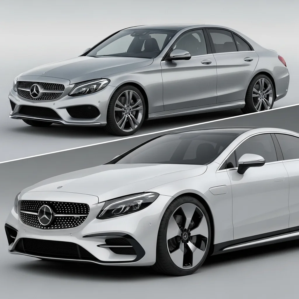 C클래스 세단 vs C클래스 EV: 무엇이 다른가?