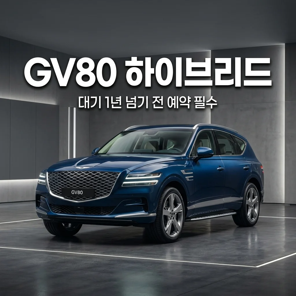 GV80 하이브리드 대기 기간 1년 넘기 전에 사전 예약 서둘러야 하는 이유