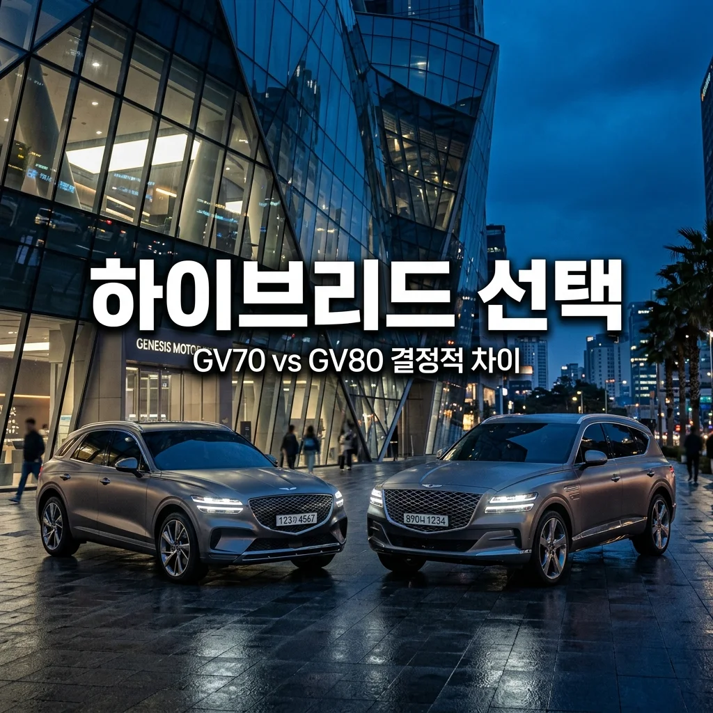 GV70 하이브리드 대신 GV80 하이브리드? 구매 전 장단점 완벽 비교
