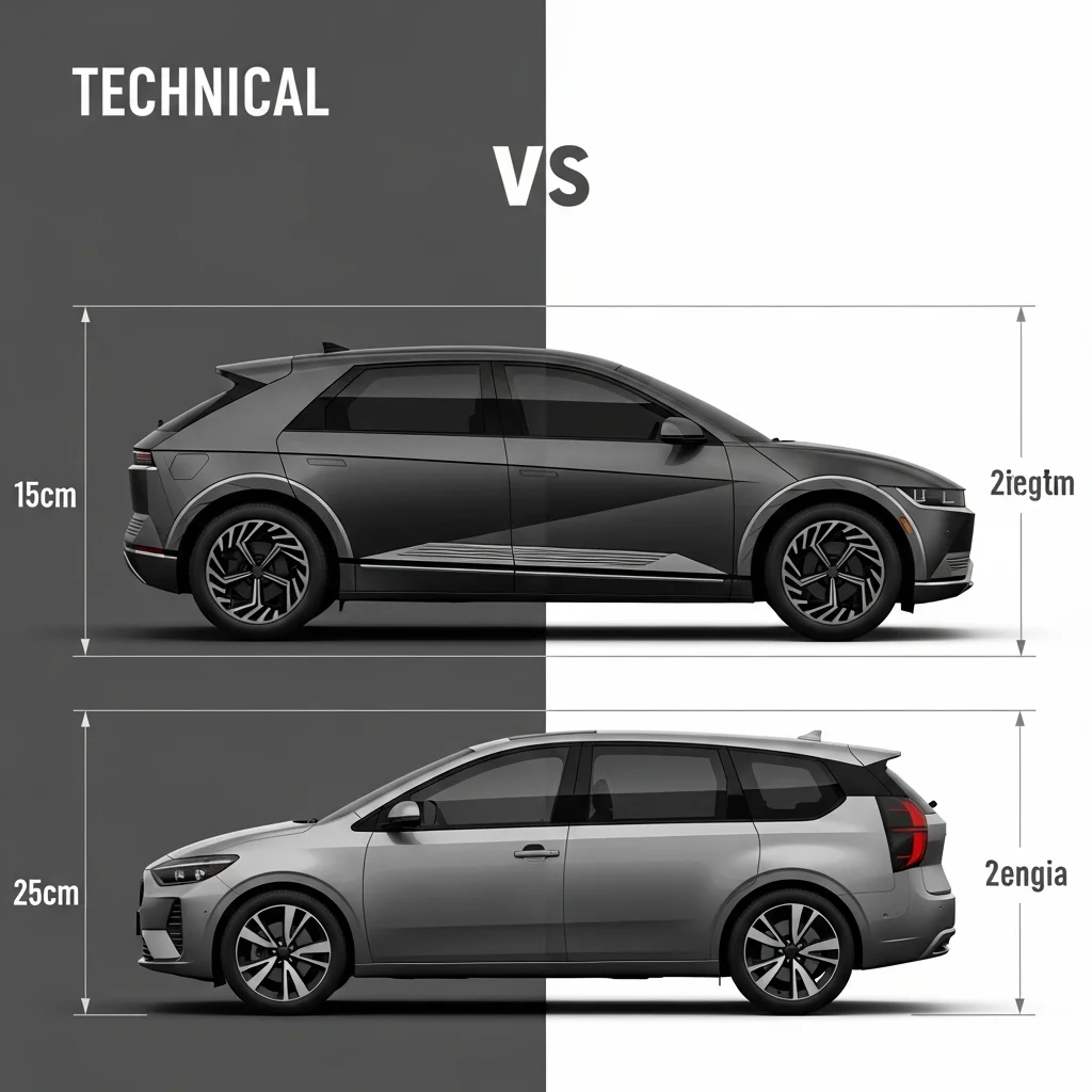 아이오닉5 vs 스타리아 전기차 주요 스펙 비교