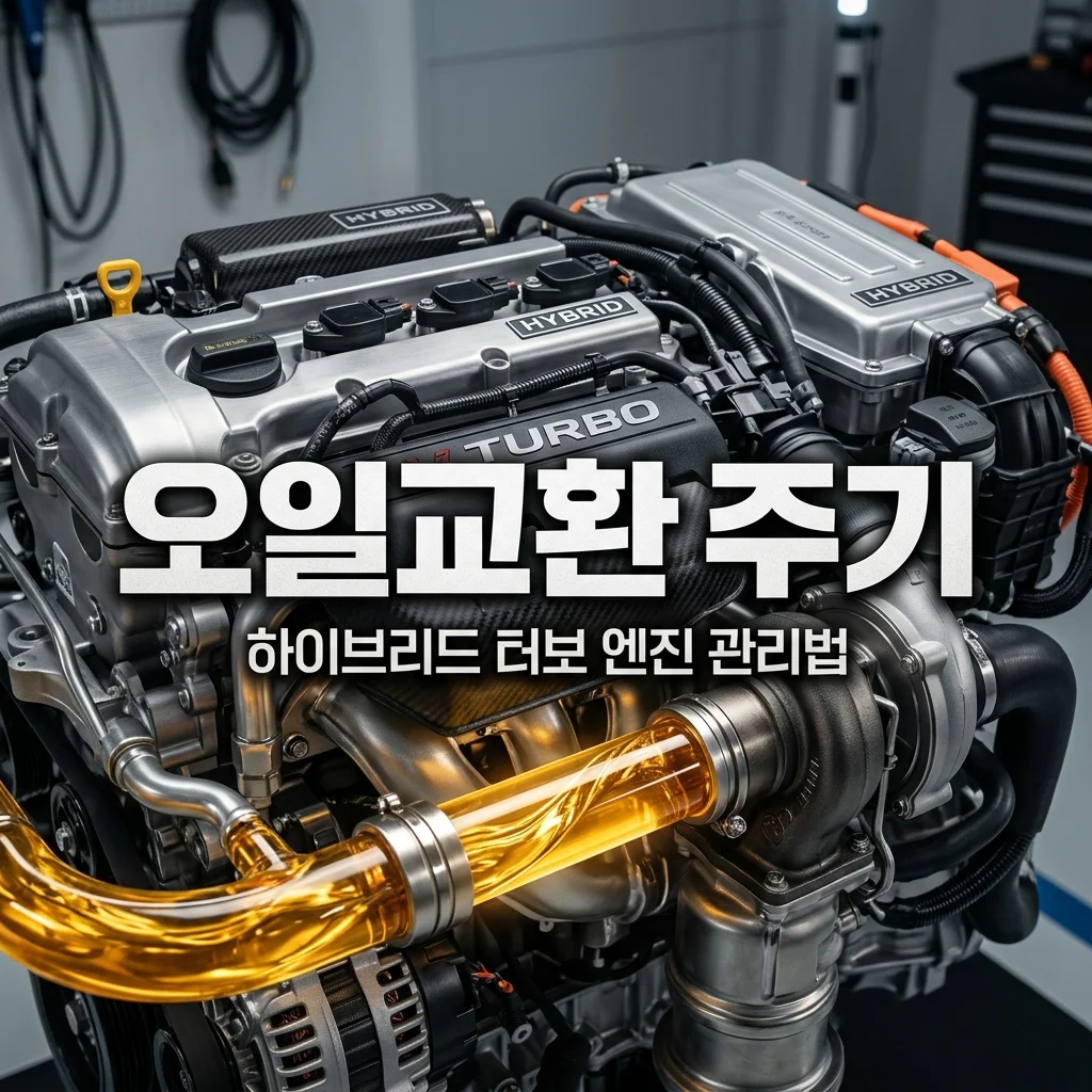 가솔린 터보 하이브리드 엔진오일 교환주기, 일반 차와 다를까? 완벽 정리