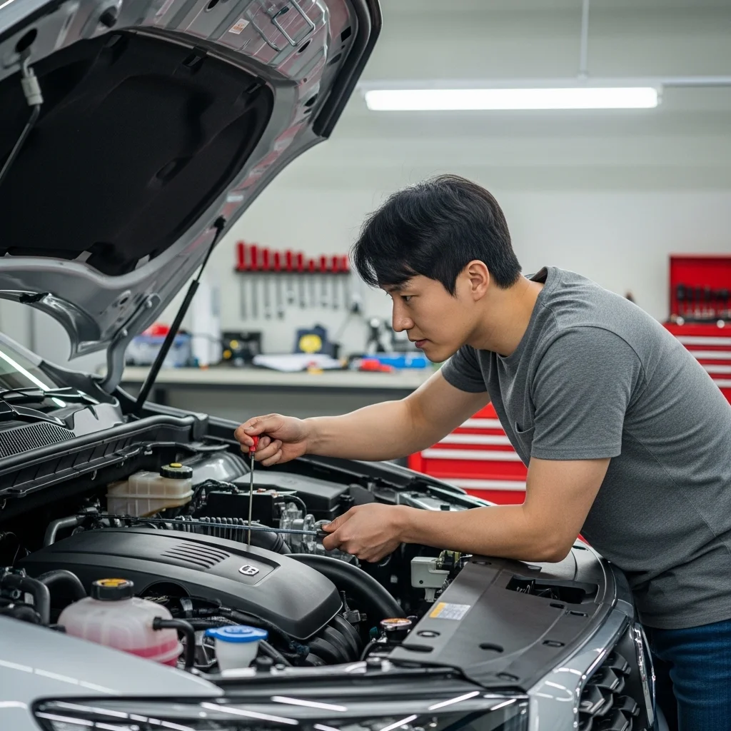 엔진오일 색깔, 검다고 무조건 갈아야 할까요?
