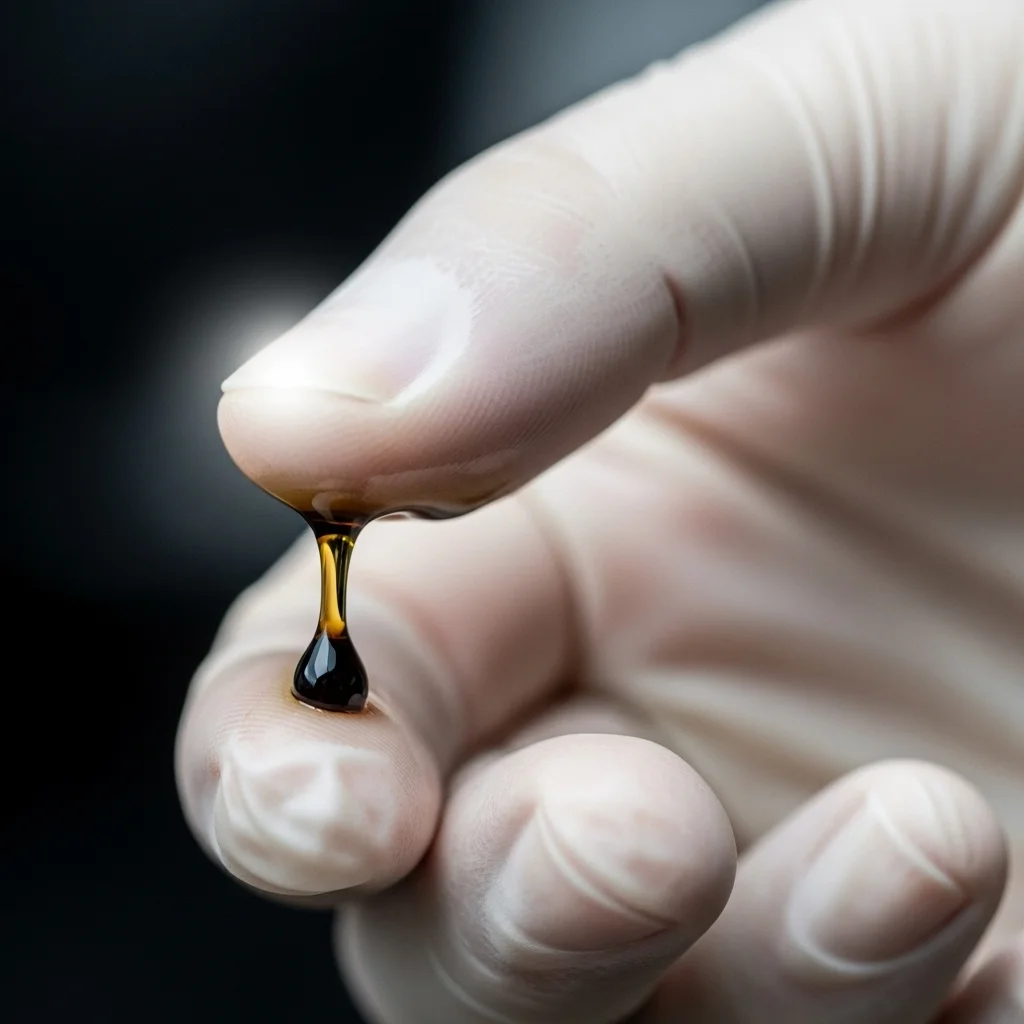 진단법 2: 손끝으로 느끼는 점도와 냄새 테스트