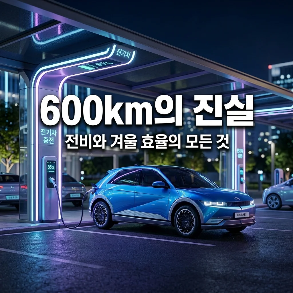 전기차 주행거리 600km의 진실? 실제 전비와 겨울철 배터리 효율 확인하기