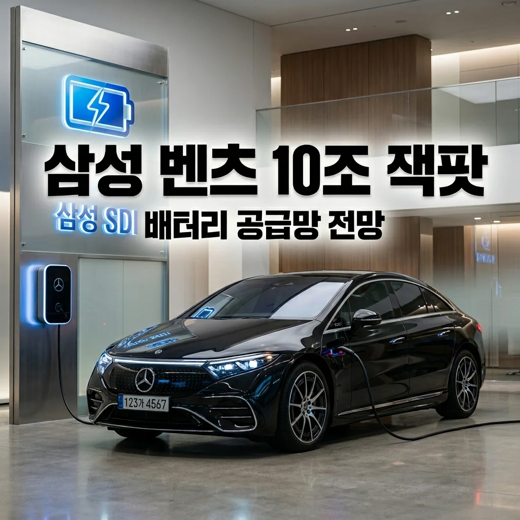 삼성SDI 벤츠 10조 배터리 잭팟! 공급망 전망과 주가 투자 포인트