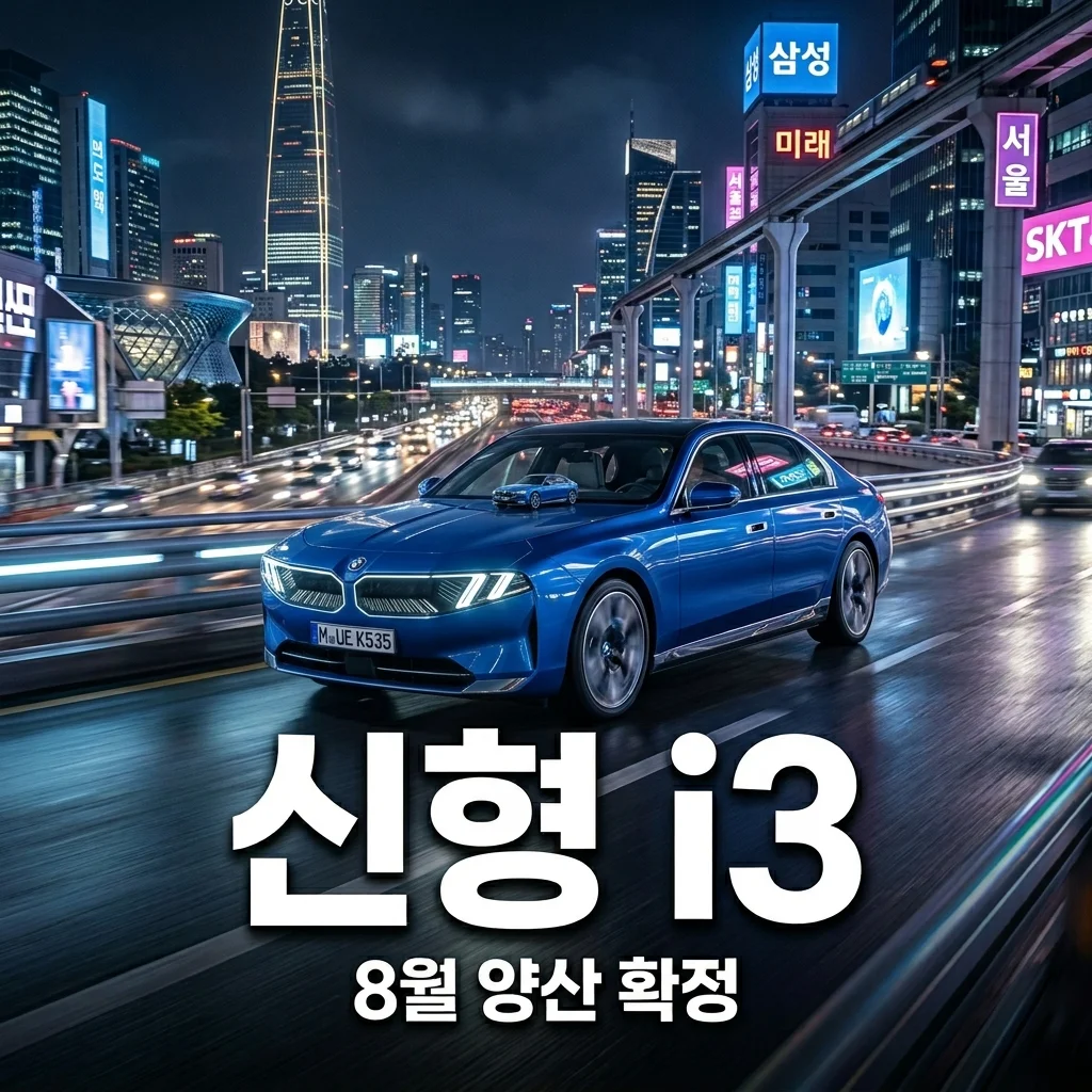 BMW 신형 i3 전기 세단 8월 양산 확정! 노이어 클라쎄 제원 총정리