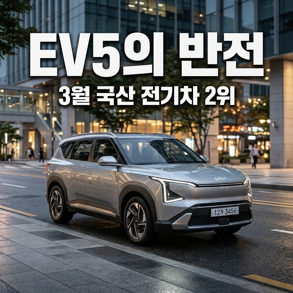 3월 국산 전기차 2위 EV5의 반전! EV3 가격에 상위 모델 사는 법