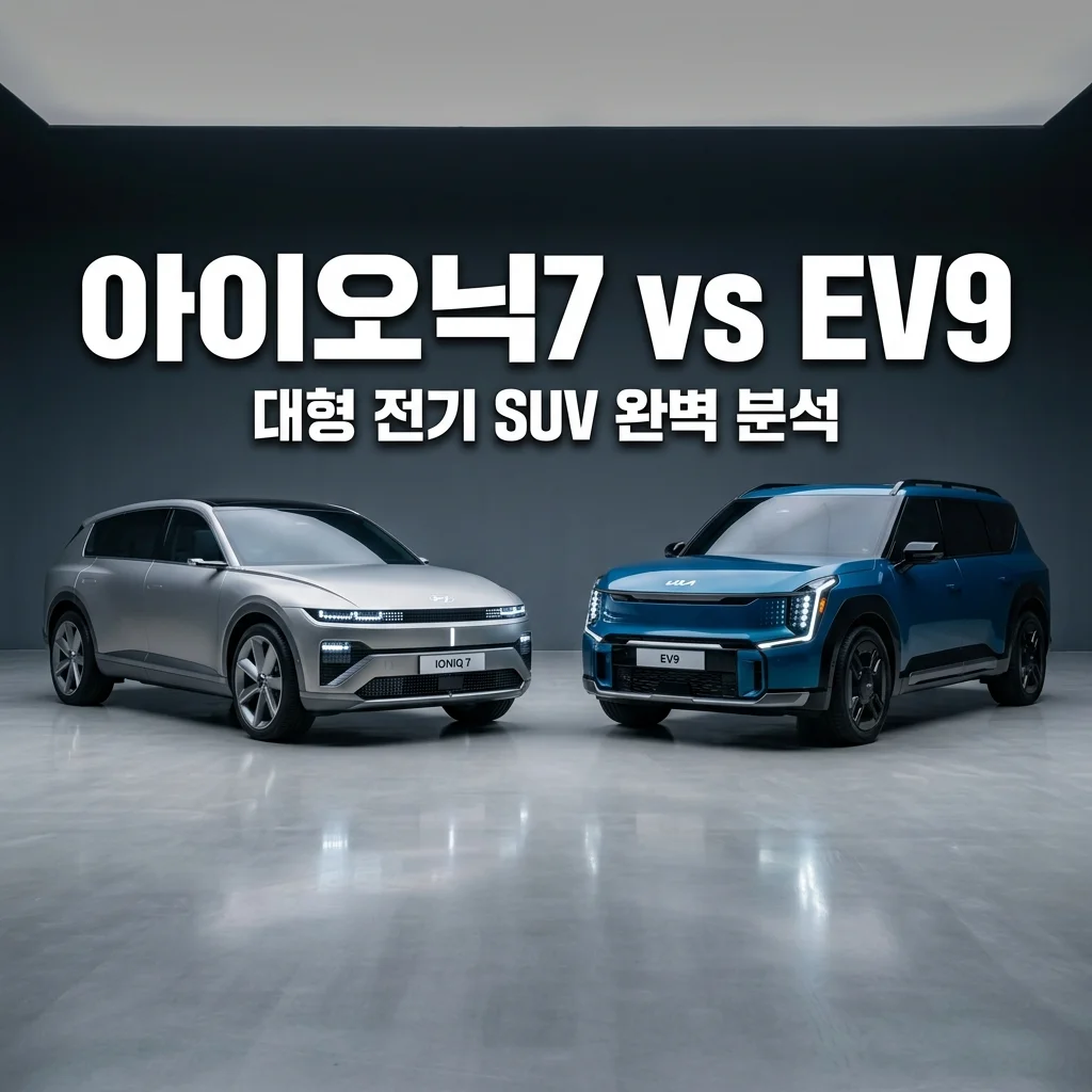 아이오닉7 vs EV9 비교 분석! 대형 전기 SUV 구매 전 필수 체크리스트