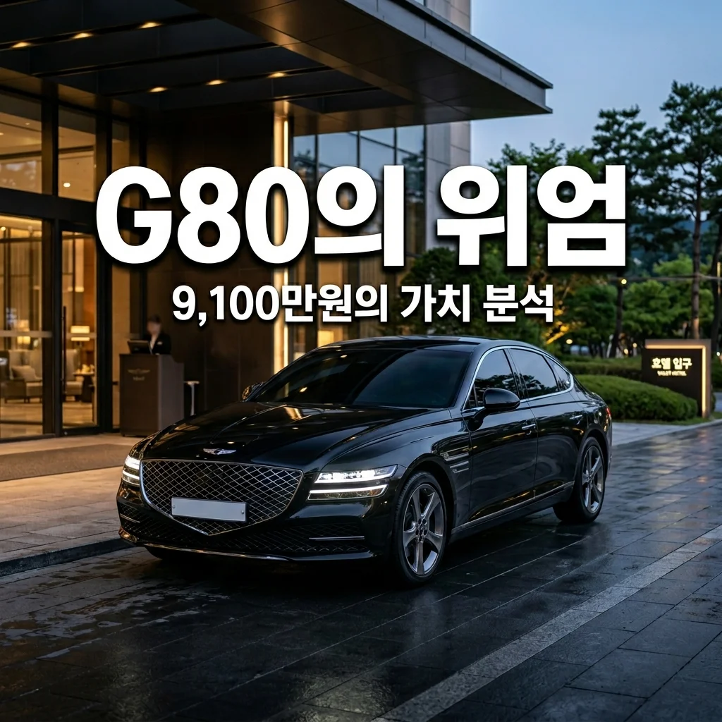 9,100만원 제네시스 G80 실물 후기! 돈값 하는 프리미엄 옵션 추천