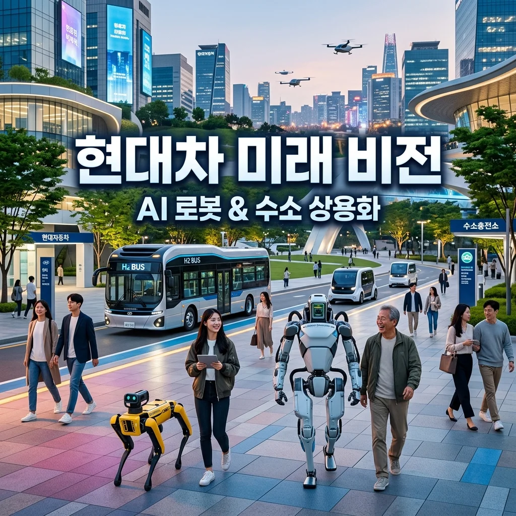 현대차그룹 워싱턴 비전 발표! AI 로보틱스와 수소 상용화 시점 총정리