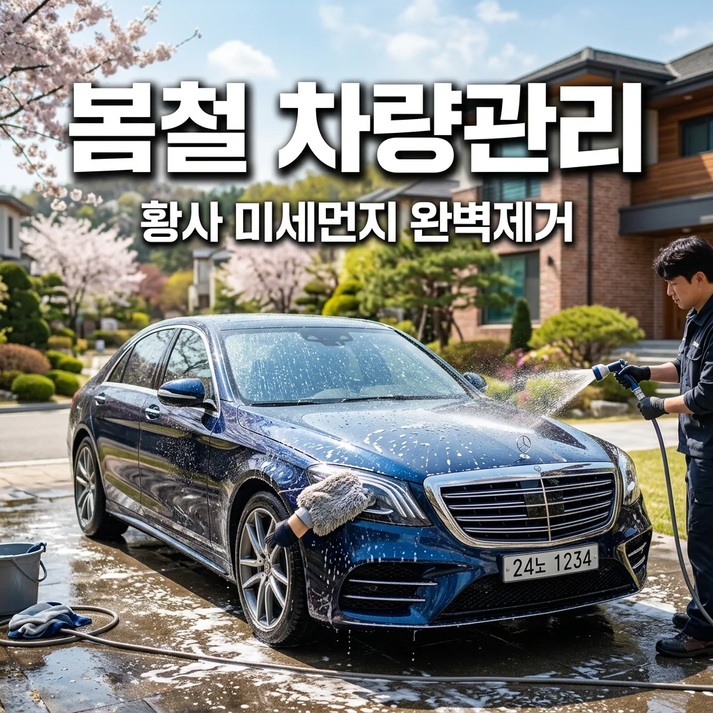 봄철 황사 대비 차량 관리 꿀팁! 셀프로 끝내는 미세먼지 제거법