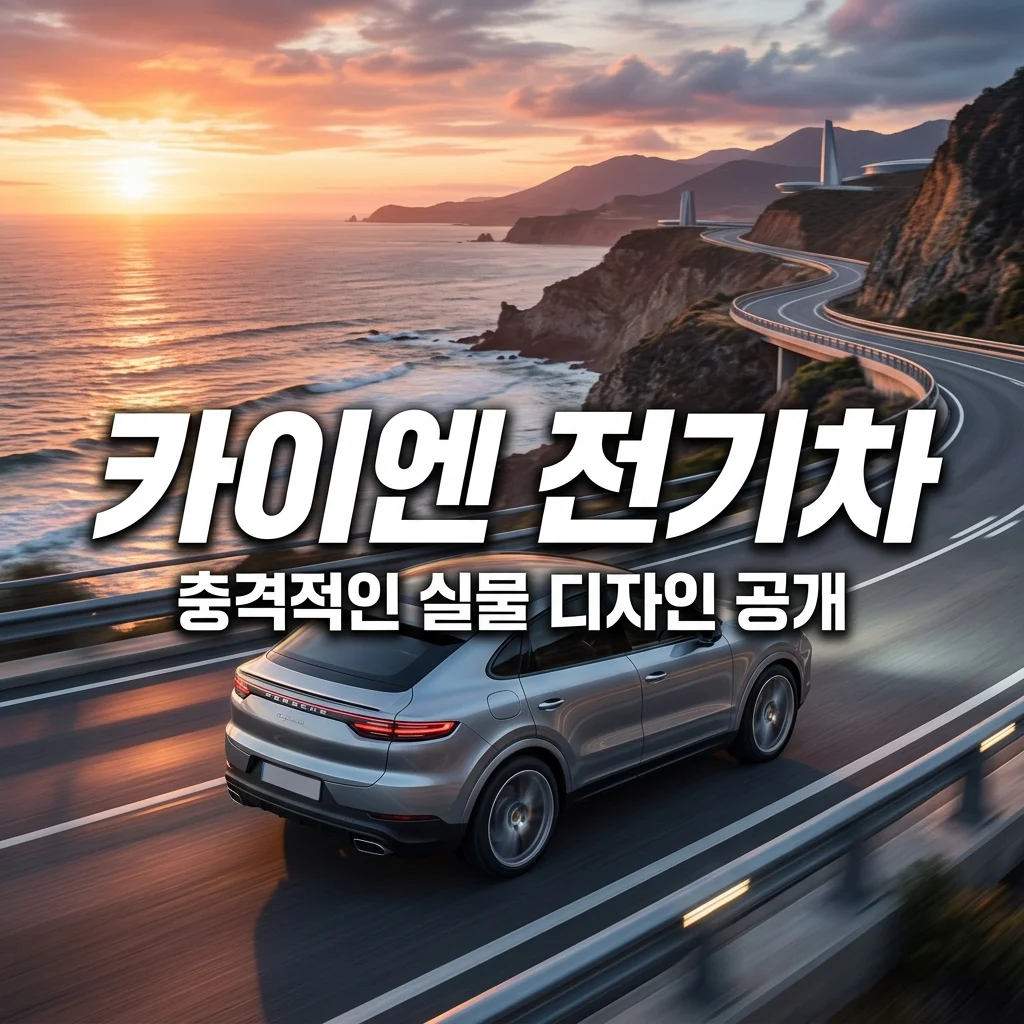 베일 벗은 카이엔 쿠페 일렉트릭 실물 공개! 1156마력의 충격적 진화