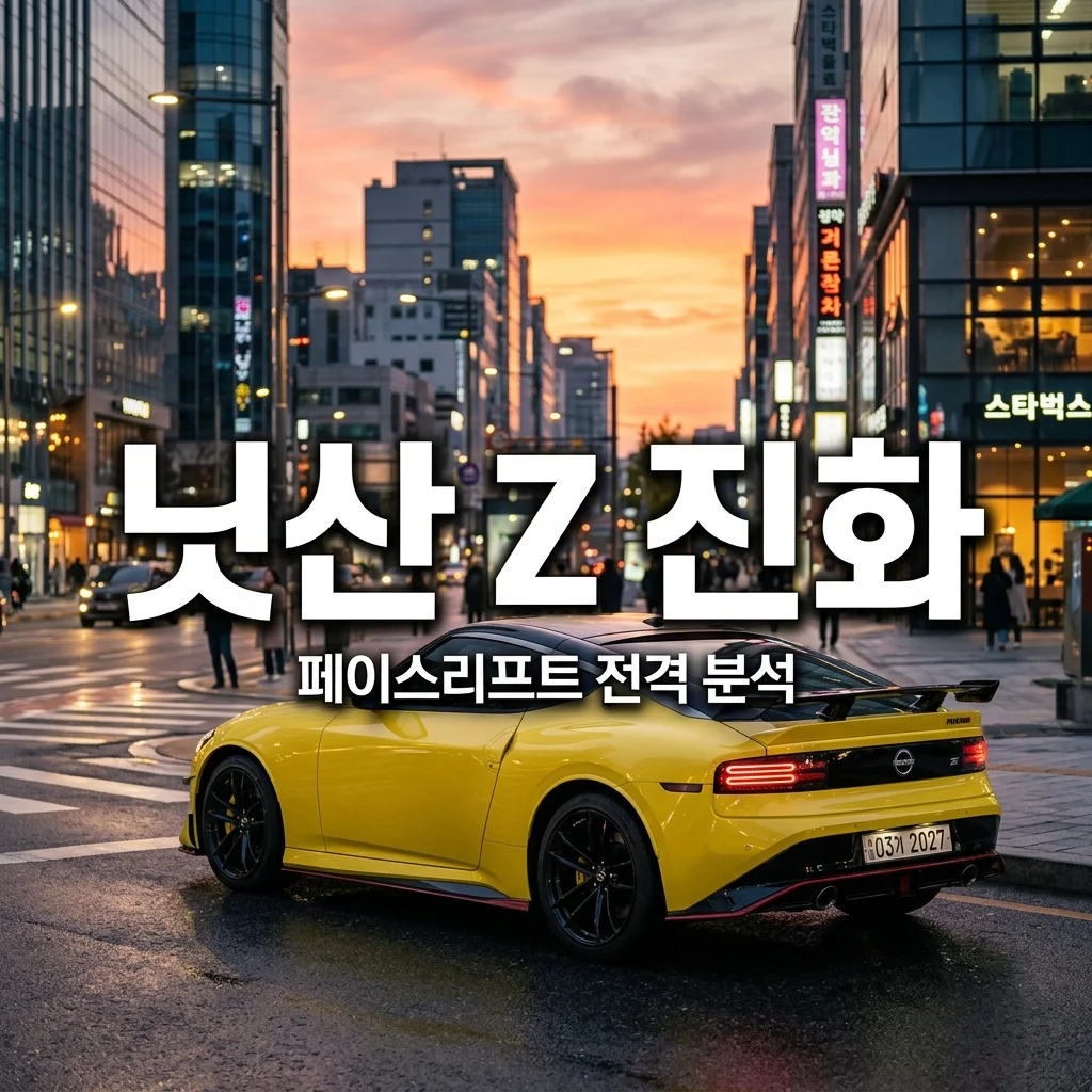 닛산 Z 페이스리프트 완벽 분석, 전작 모델과 확 달라진 핵심 변화는?
