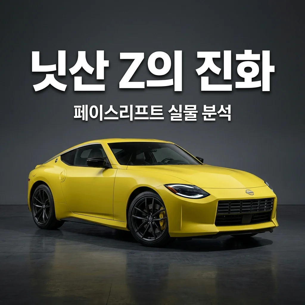 닛산 Z 페이스리프트 실물 공개! 디자인과 성능 무엇이 달라졌을까?