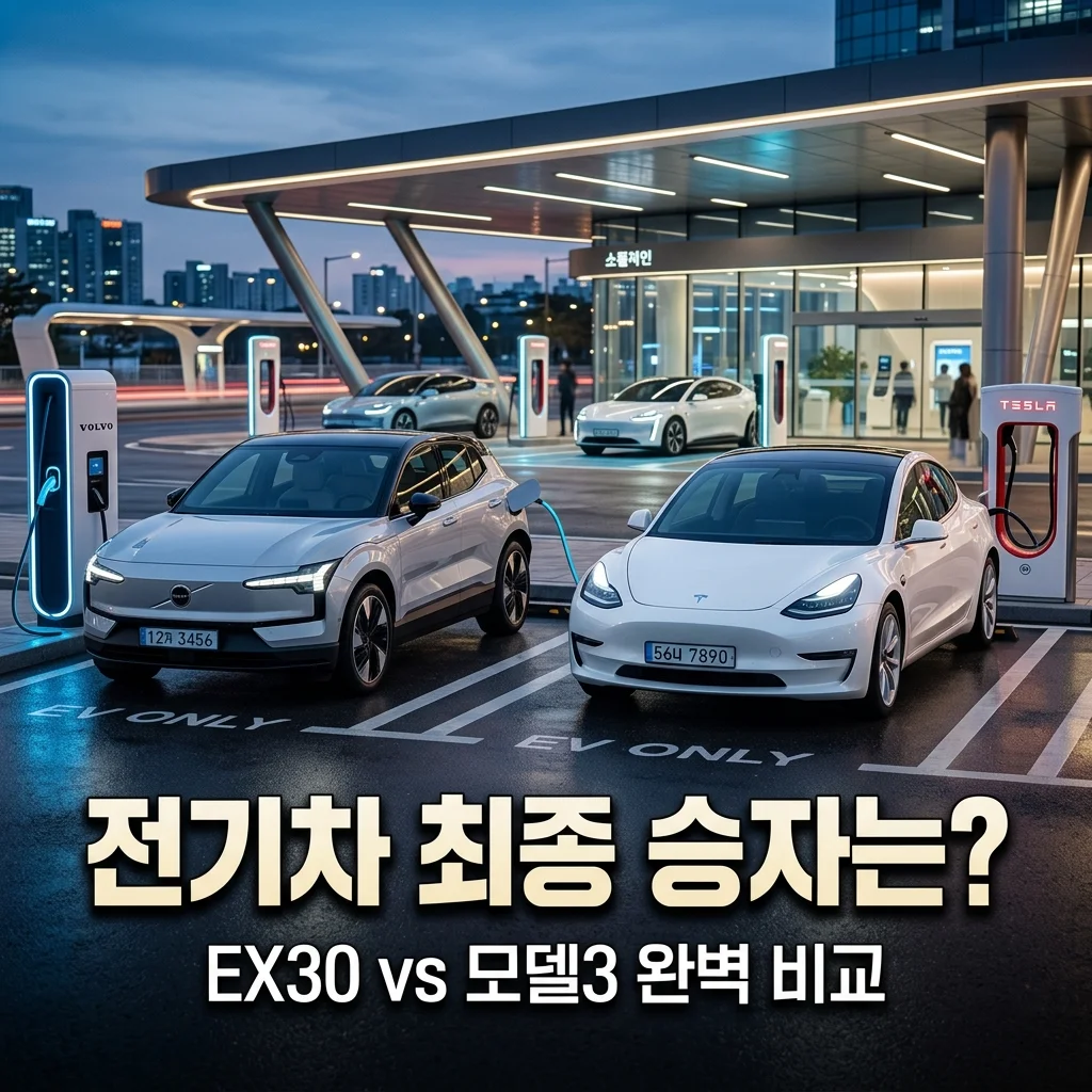 볼보 EX30 vs 테슬라 모델3 비교! 4천만원대 수입 전기차 최종 승자는?