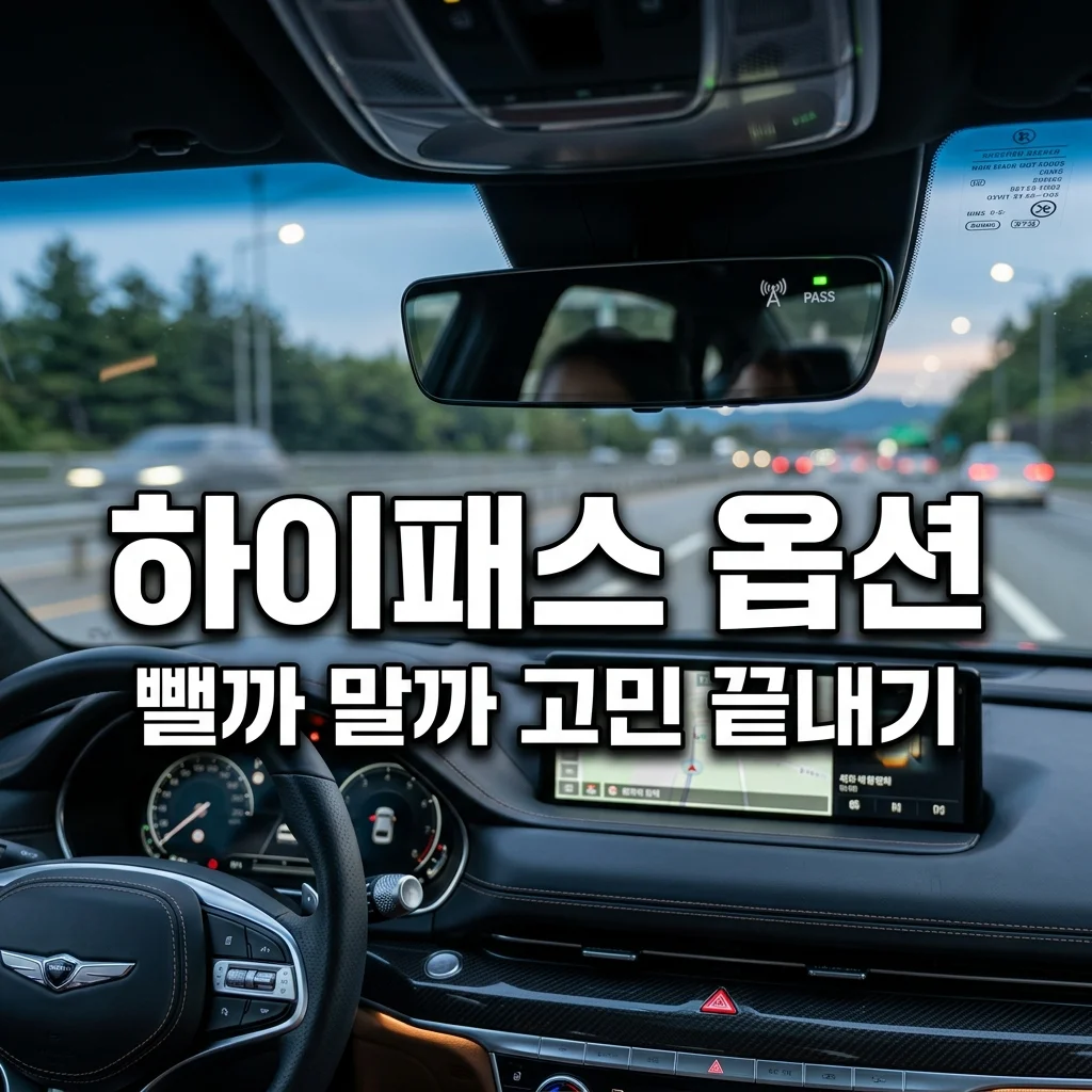 하이패스 옵션 빼야 할까? 2026 스마트 톨링 시대 가성비 분석