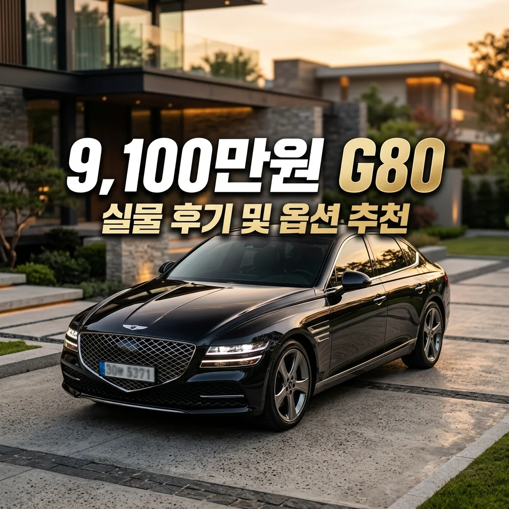 9,100만원 제네시스 G80 실물 후기! 돈값 하는 프리미엄 옵션 추천