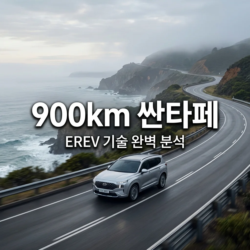 900km 달리는 신형 싼타페 EREV 원리, 전기차 한계 넘을까?