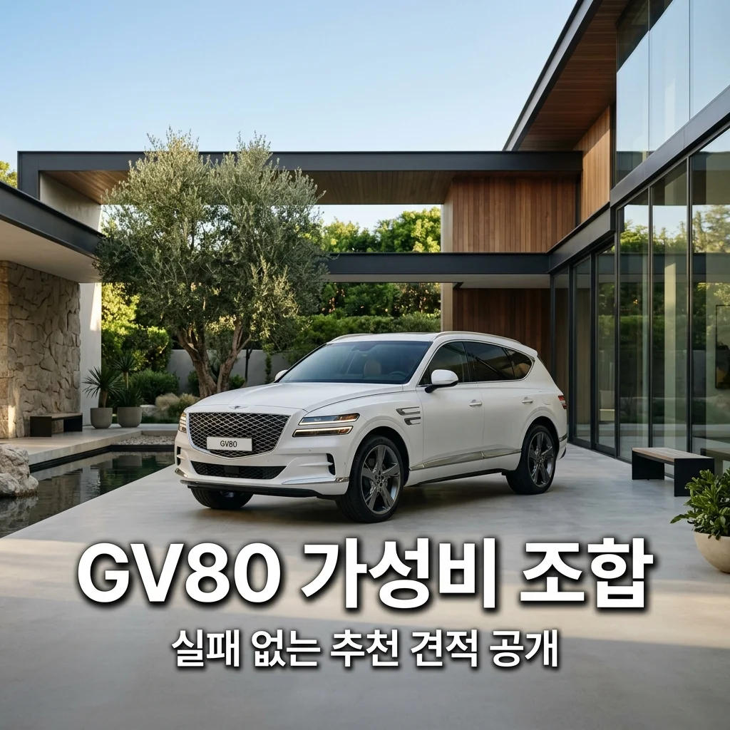 제네시스 GV80 가성비 옵션 조합 추천 및 견적 (2026 최신판)
