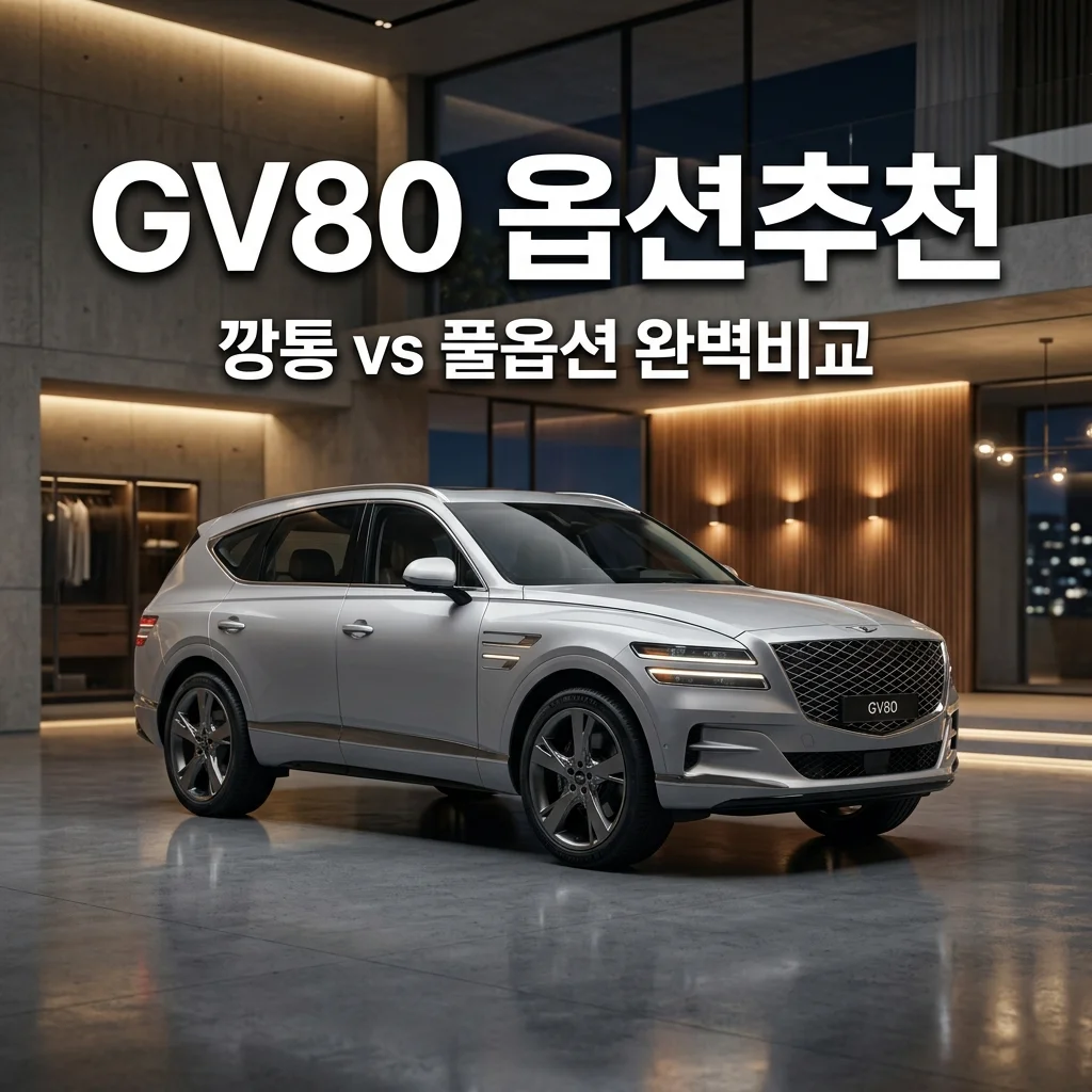 GV80 깡통 vs 풀옵션 비교, 후회 없는 필수 옵션 추천 가이드
