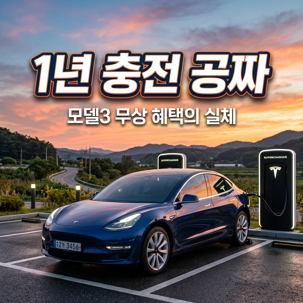 모델3 사면 1년 충전이 공짜? 테슬라 무상 혜택의 진실