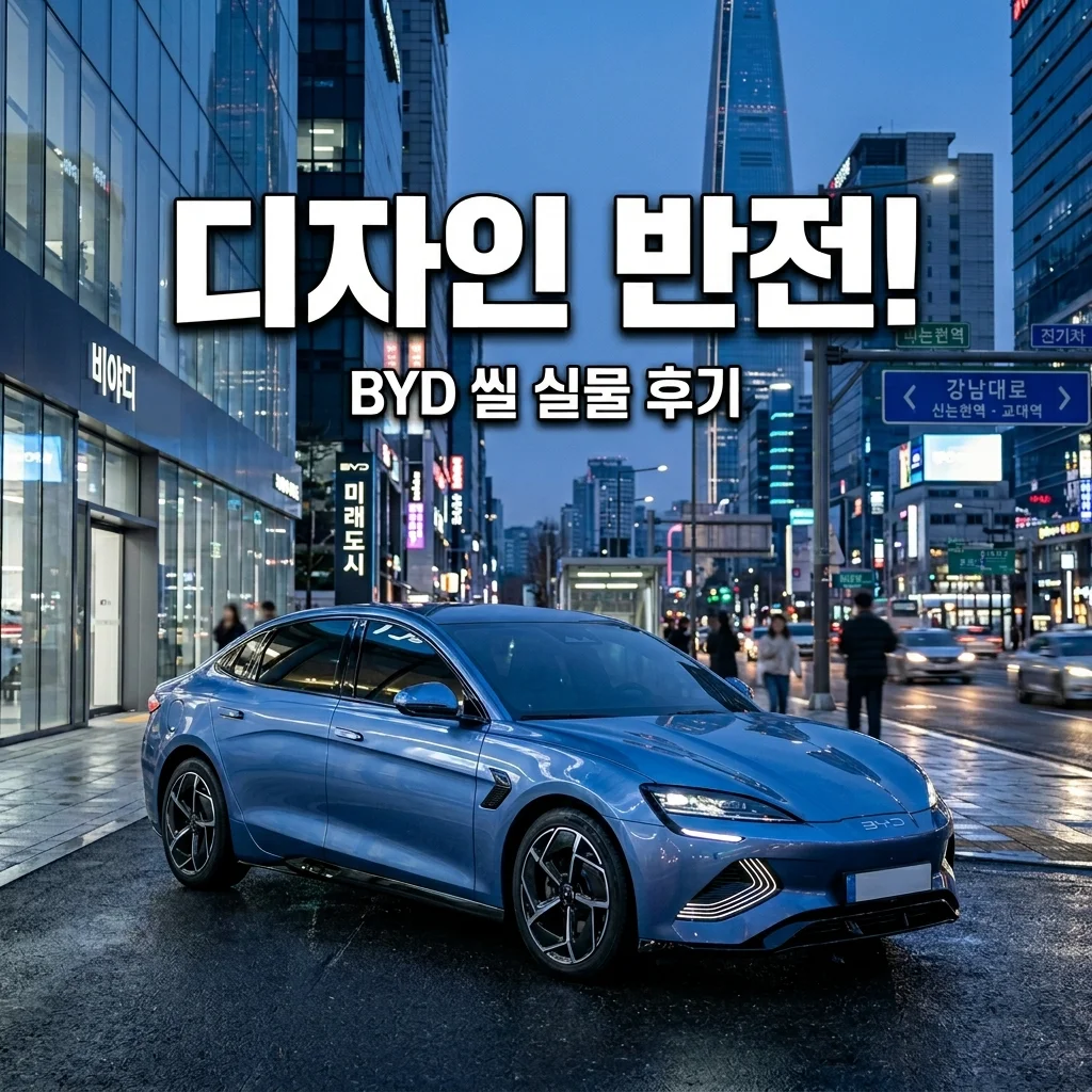2026 BYD 씰 실물 디자인 후기! 보조금 포함 실구매가 및 제원 총정리