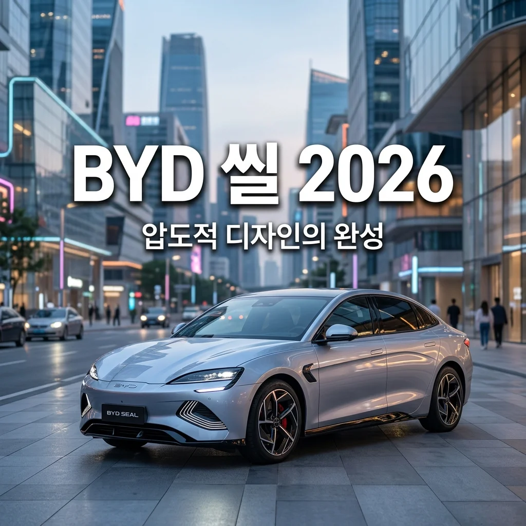 2026 BYD 씰 디자인 분석! 테슬라 모델3보다 나은 점과 실구매가 정리