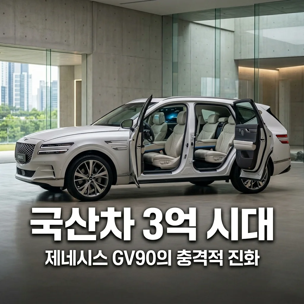 벤틀리 잡는 제네시스 GV90! 3억대 초대형 SUV의 충격적 퀄리티와 출시일