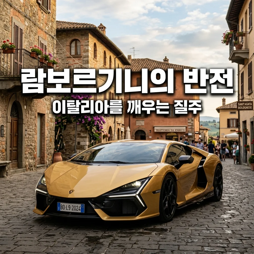 람보르기니의 반전 매력, 이탈리아 지역 성장을 이끄는 슈퍼카의 힘