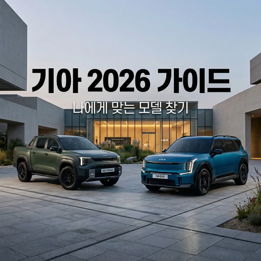 기아 자동차 2026 추천 모델 가이드: EV3부터 타스만까지 가격 및 특징 비교