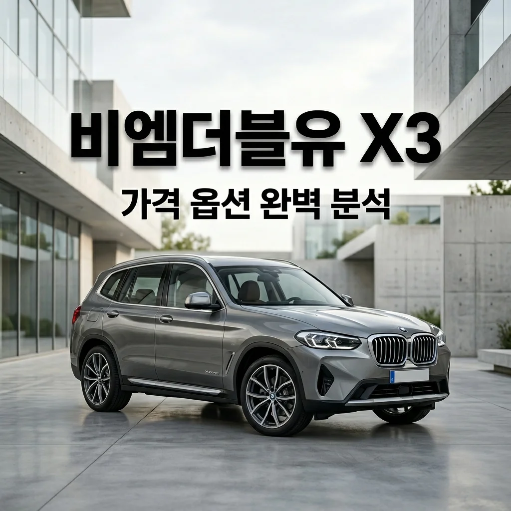 BMW X3 가격 옵션 완벽 가이드: M50 성능부터 최저가 출고 팁까지