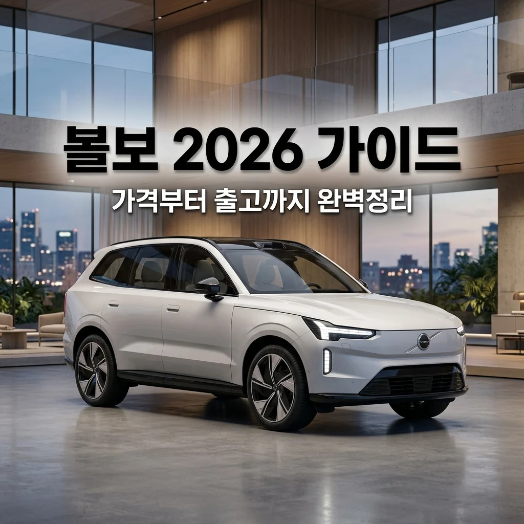 2026 볼보 구매 가이드: EX30, EX90, XC90 가격 및 출고 기간 총정리