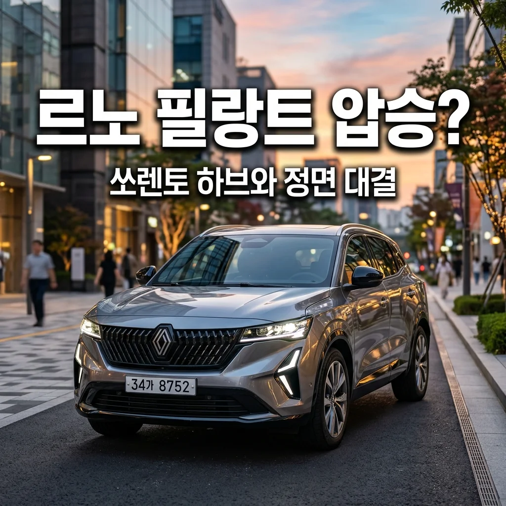 르노 필랑트(라팔) 실물 공개! 쏘렌토 하브와 비교해보니 선택은?