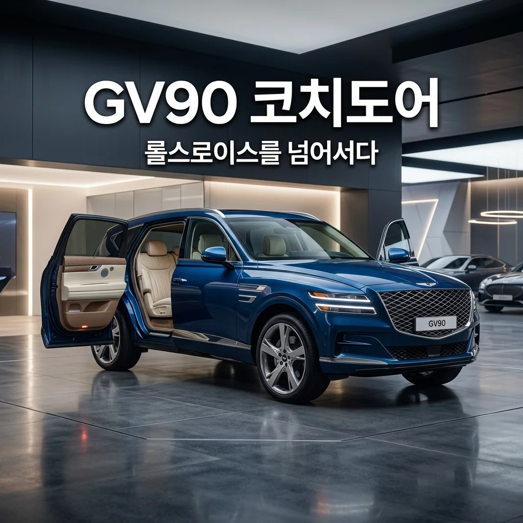 제네시스 GV90 코치 도어 탑재 확정? 롤스로이스급 명품 SUV의 탄생
