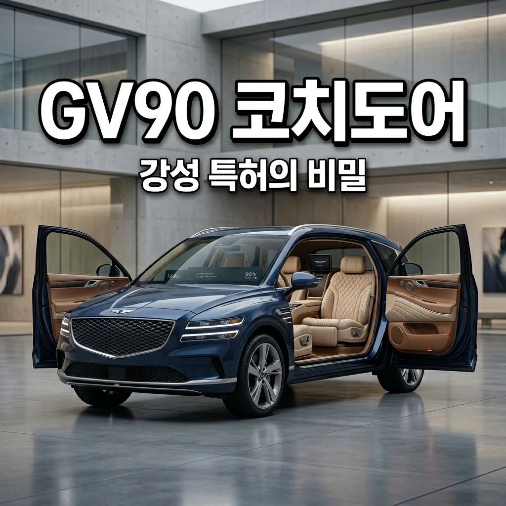 제네시스 GV90 코치 도어 적용과 차체 강성 특허의 비밀, 롤스로이스 넘을까?