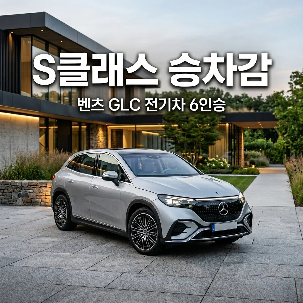 벤츠 GLC 전기차 6인승 공개! S클래스급 승차감과 공간 분석