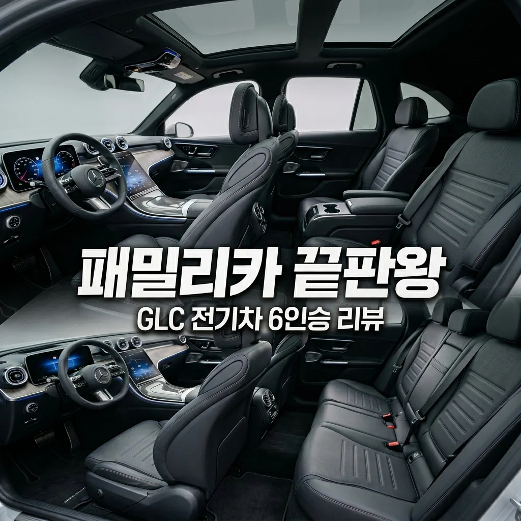 벤츠 GLC 전기차 6인승 실내 디테일 리뷰, 패밀리카 끝판왕인 이유