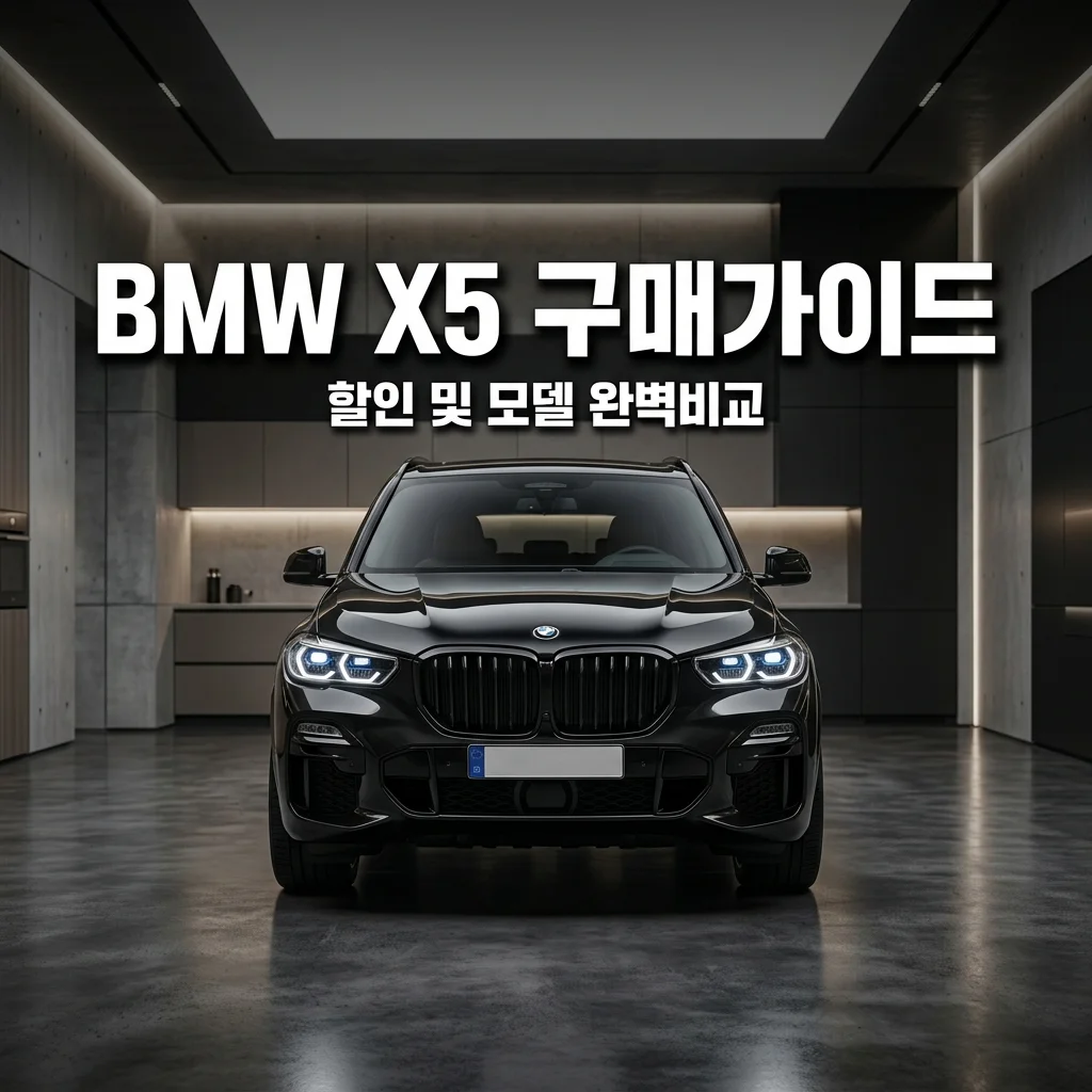 2026 BMW X5 할인 및 가격 총정리: 40i vs 50e 고민 해결 가이드