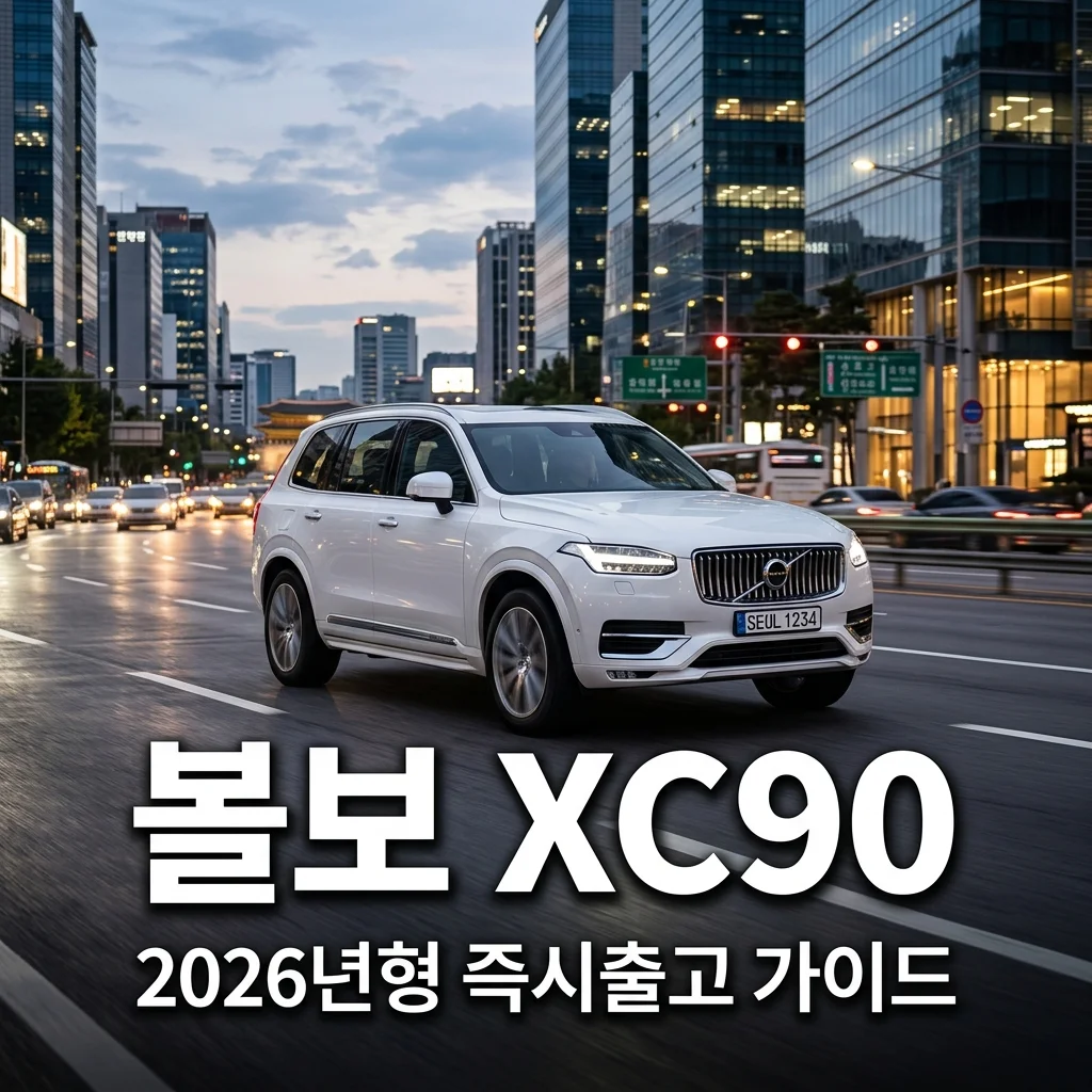 볼보 XC90 하이브리드 가격 2026 신형 즉시출고 할인 팁 정리