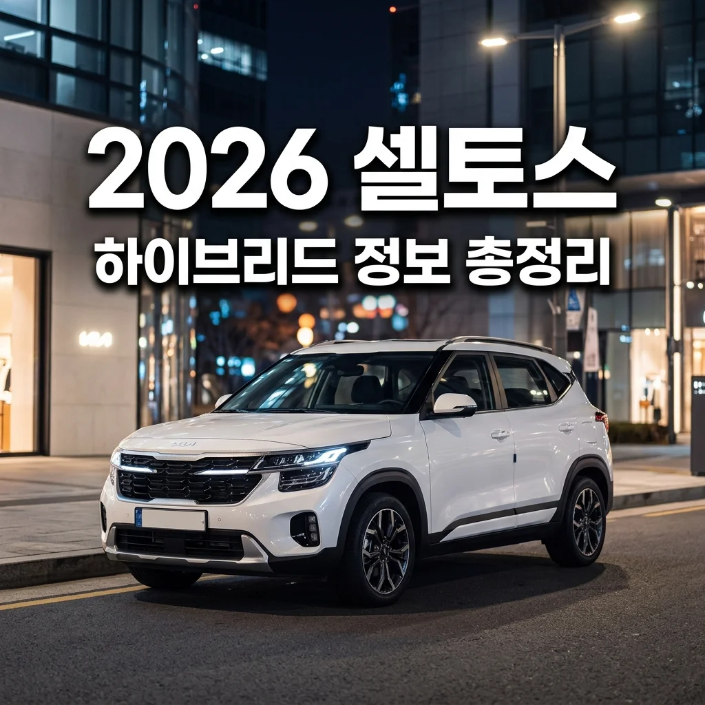 셀토스 2026 하이브리드 출시 제원 및 중고차 시세 구매 가이드