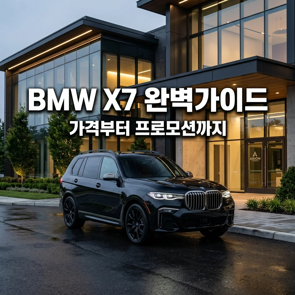 BMW X7 가격 프로모션 및 트림 완벽 비교: 지금 구매해도 괜찮을까?