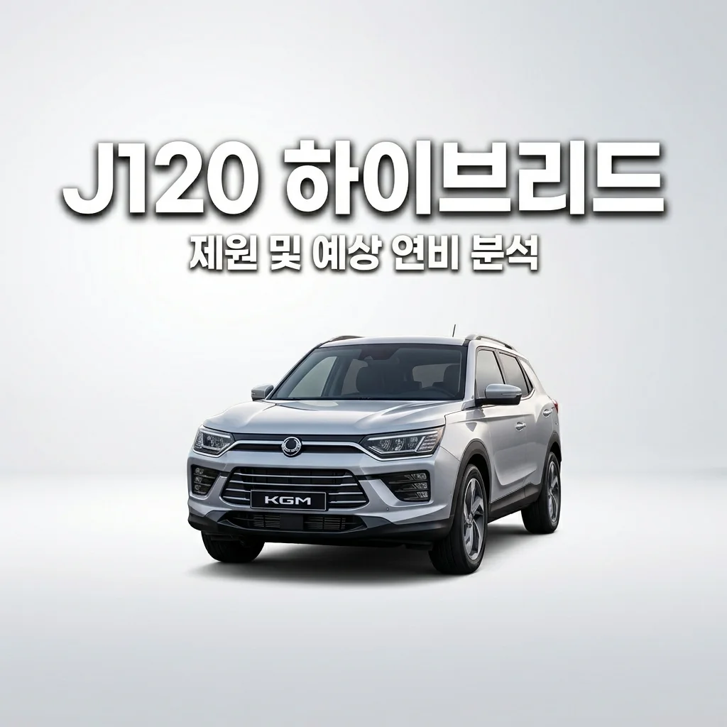 J120 프로젝트 코란도 신형 하이브리드 엔진 제원 및 예상 연비 분석